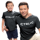 Familien T-Shirts Strg+C / Strg+V