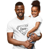 Familien T-Shirts Super Dad Superman