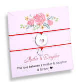 Family Armband Mother Daughter Heart