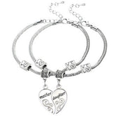 Family Armband Mother Daughter (Silver)