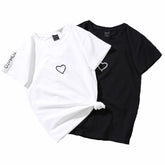 Freundschafts T-Shirts Femme Petit Coeur