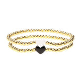 Freundschaftsarmbänder Kleine Goldperlen (2 Stück)