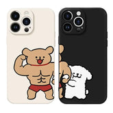 Handyhüllen für Paare iPhone- Cartoon