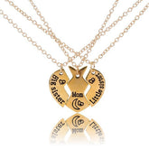 Mutter Tochter Kette Gold (Edelstahl)