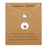 Mutter Tochter Kette Kombinierbar (Herz)