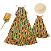 Mutter Tochter Kleid für Afrika
