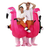Paarkostüme Aufblasbarer Flamingo