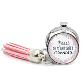 Schlüsselanhänger Familie beim Wachstum helfen