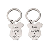 Schlüsselanhänger Familie Zukünftiger Pate / zukünftige Patin