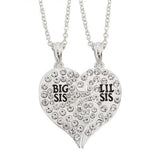 Schwestern-Kette Zwei Schwestern, die sich lieben