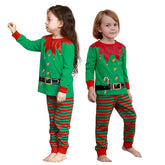 Weihnachts- Schlafanzug-Familie Kinder Elf