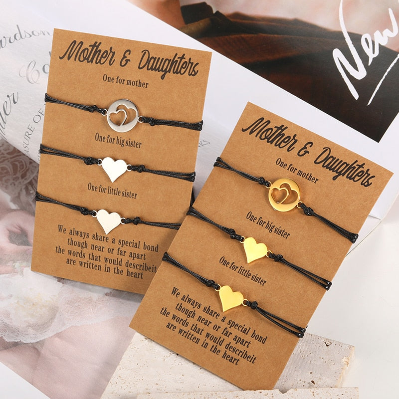 3 Stück Family Armband-Set