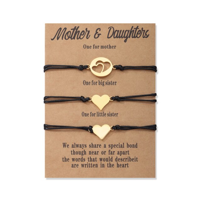 3 Stück Family Armband-Set