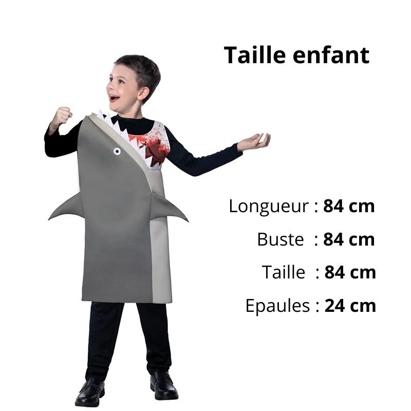 Familie-Kostüme Halloween Hai Erwachsene Kinder