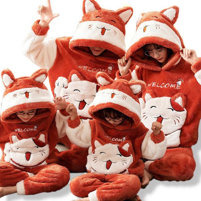 Familien- Schlafanzug Flanell