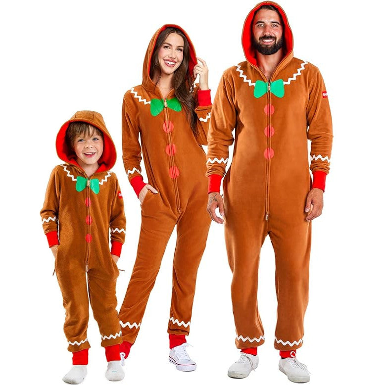 Familien Schlafanzug Lebkuchen Kinder Erwachsene