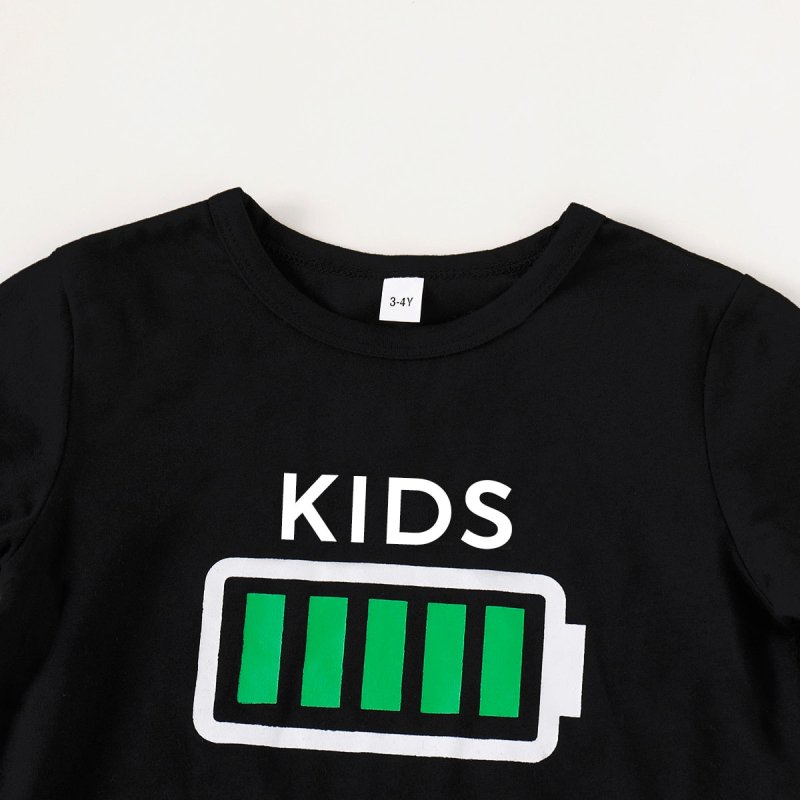 Familien-Schlafanzug Schwacher und voller Akku