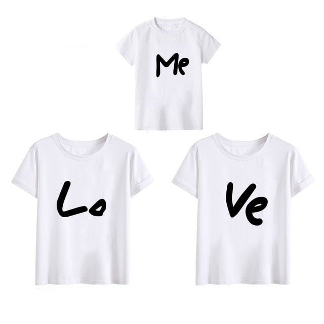 Familien T-Shirts Assorti Liebe