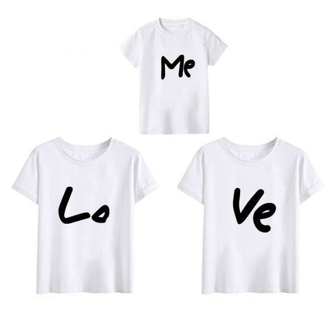 Familien T-Shirts Assorti Liebe