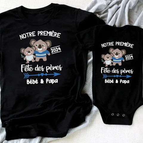 Familien T-Shirts Für Babys und Väter Vatertag