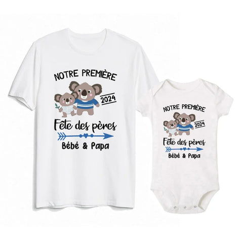 Familien T-Shirts Für Babys und Väter Vatertag