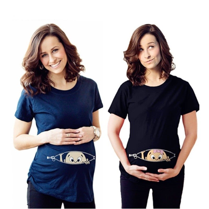 Familien-T-Shirts Lustige Schwangerschaft