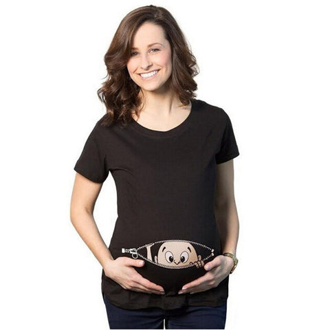 Familien-T-Shirts Lustige Schwangerschaft