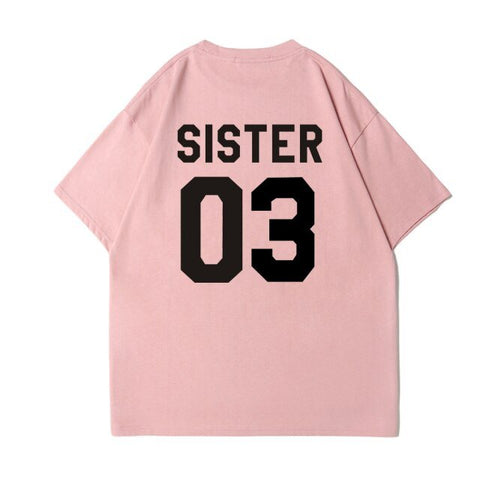 Familien T-Shirts Schwester