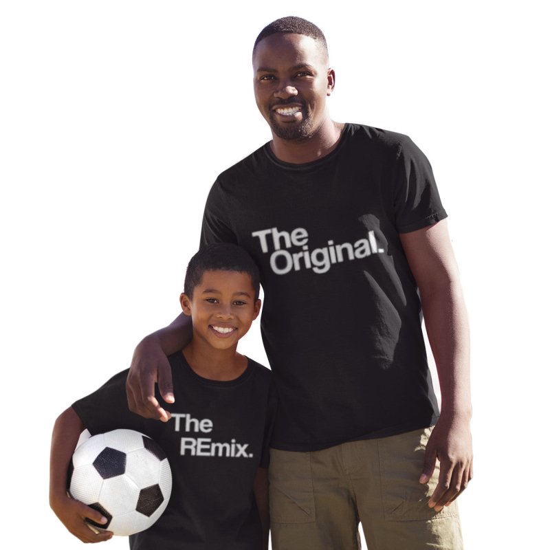 Familien T-Shirts Vater Sohn Original Remix