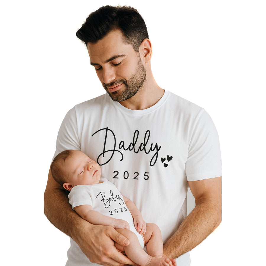 Familien T-Shirts Vater und Baby Matching Look