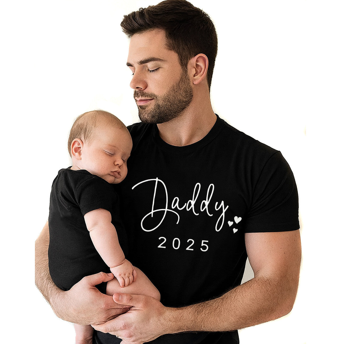 Familien T-Shirts Vater und Baby Matching Look