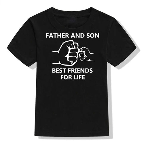 Familien-T-Shirts Vater und Sohn, beste Freunde fürs Leben