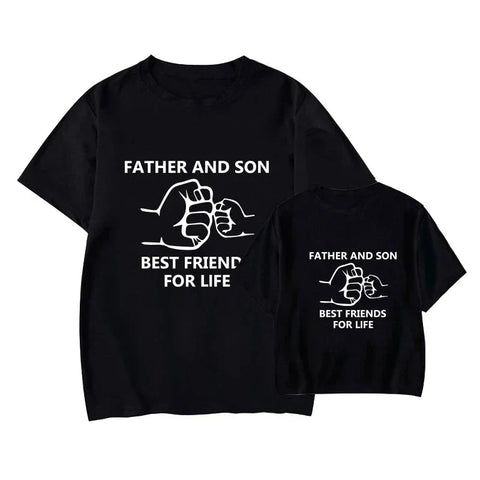 Familien-T-Shirts Vater und Sohn, beste Freunde fürs Leben