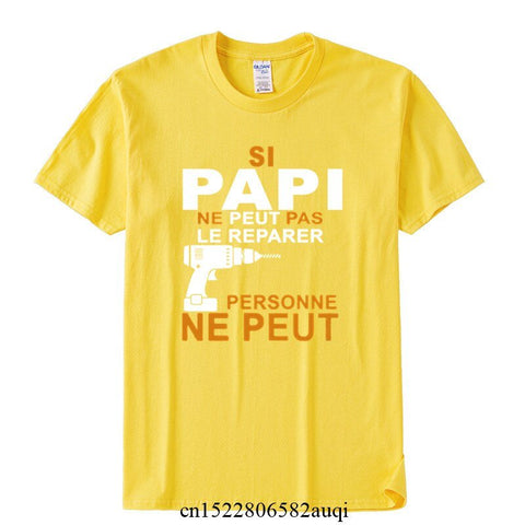 Familien T-Shirts Wenn der Großvater es nicht reparieren kann