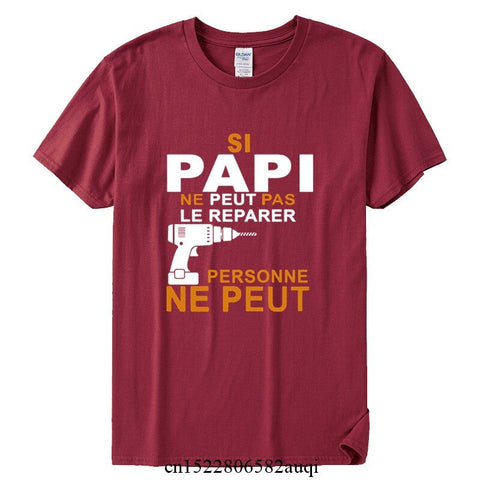 Familien T-Shirts Wenn der Großvater es nicht reparieren kann