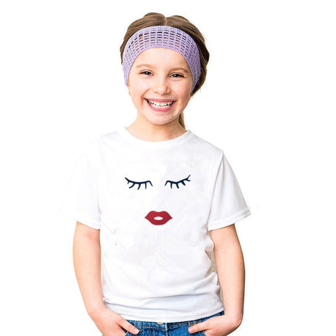 Familien T-Shirts Wimpern Frauen