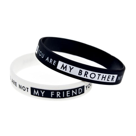 Family Armband Du bist mein Bruder (Silicone)