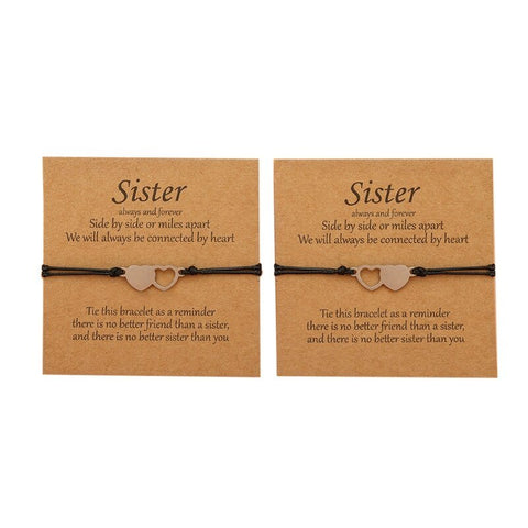 Family Armband Heart Sisters