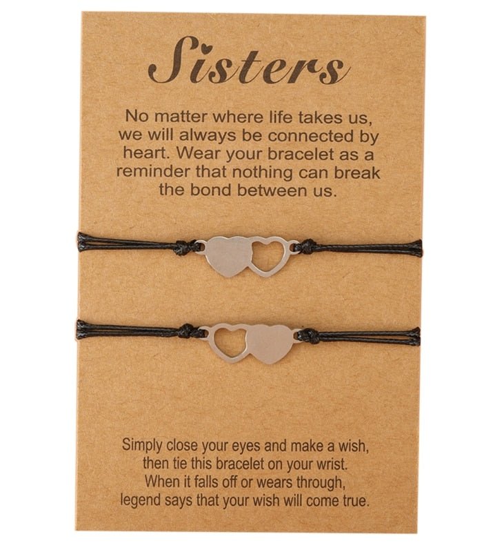 Family Armband Heart Sisters