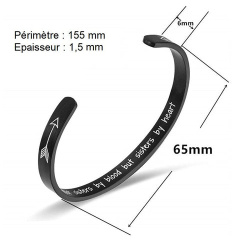 Family Armband Jonc Heart's Brother