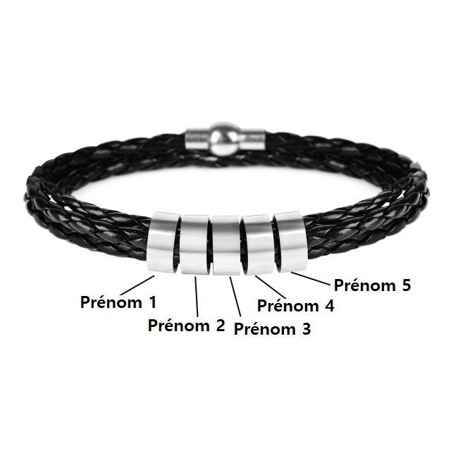 Family Armband mit Namen für Vater