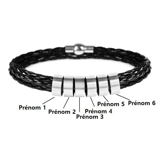 Family Armband mit Namen für Vater