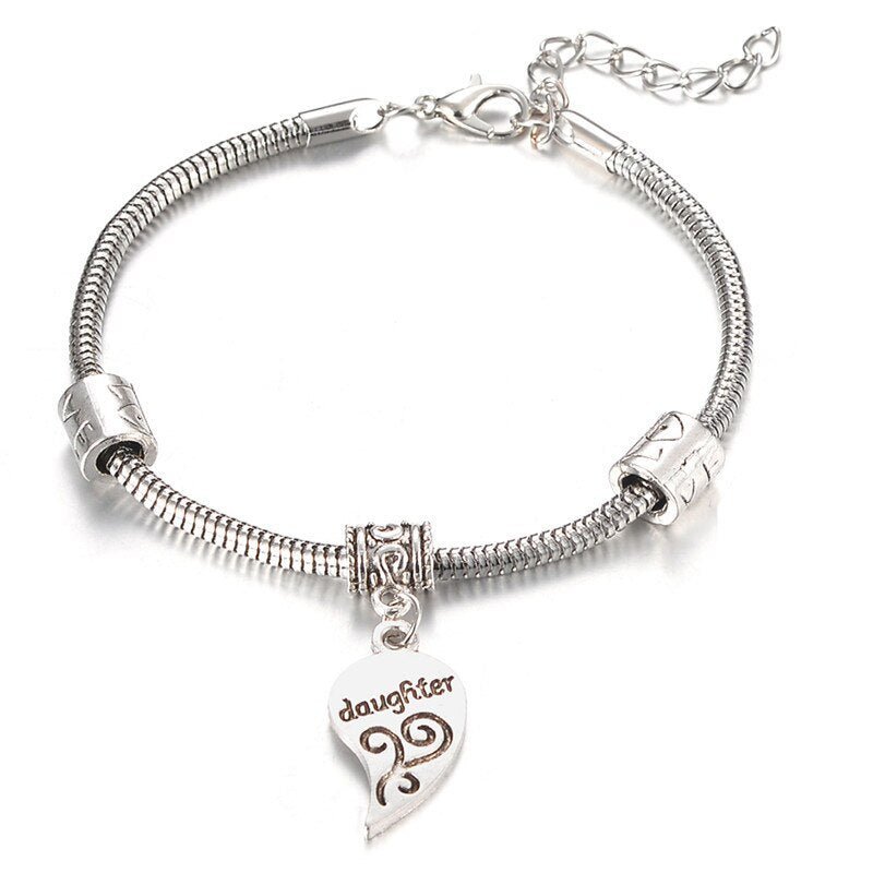 Family Armband Mother Daughter (Silver)