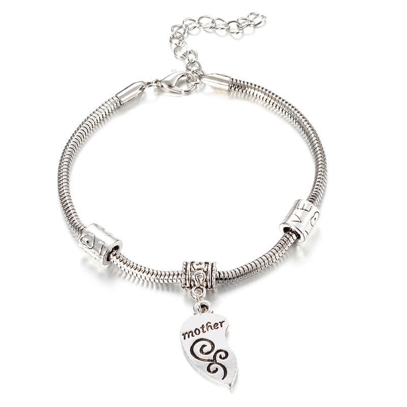 Family Armband Mother Daughter (Silver)