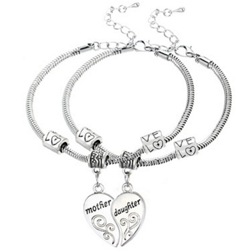 Family Armband Mother Daughter (Silver)