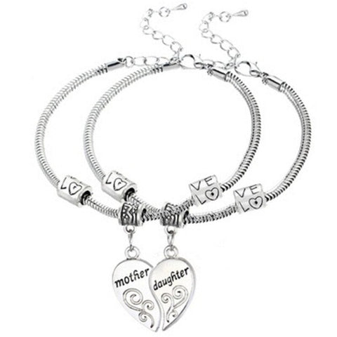 Family Armband Mother Daughter (Silver)