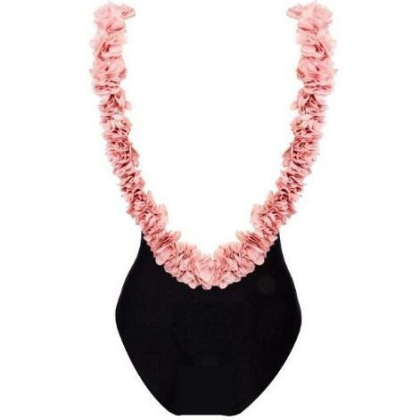 Family Badeanzug mit Rückenausschnitt und 3D-Blumen