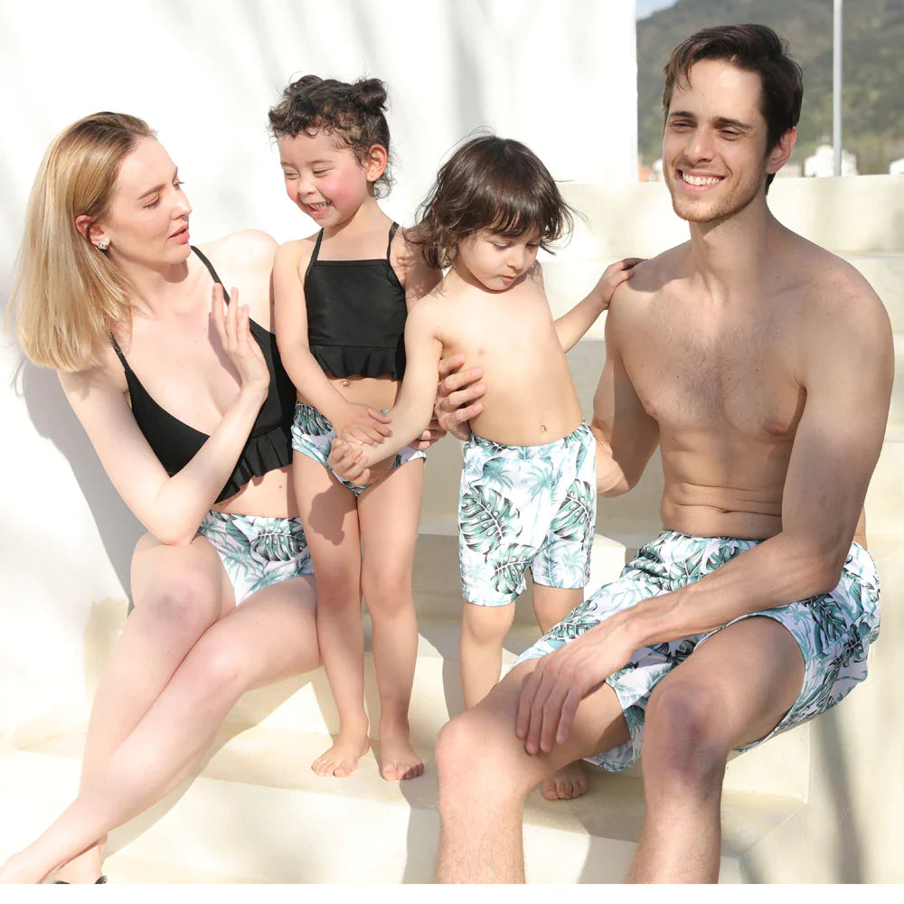 Family Badeanzug Passend für Mutter und Sohn