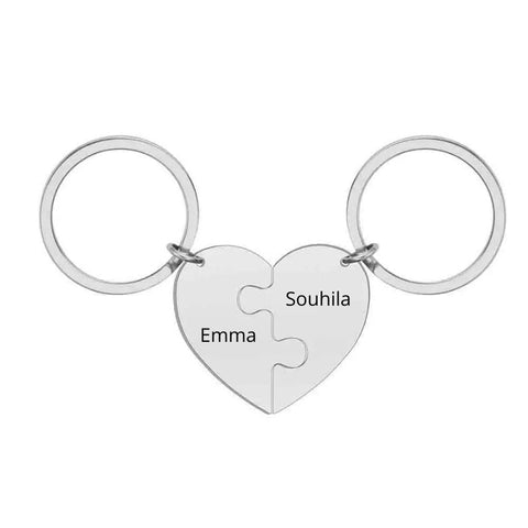 Freundschaft Schlüsselanhänger 2 Stück (Personalisierbar)