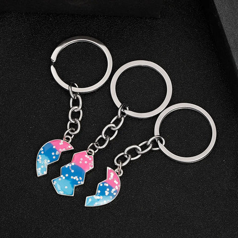 Freundschaft Schlüsselanhänger für 3 Personen